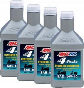 AMSOIL Formula 4-Stroke SAE 10W-40 Synthetic Scooter Oil