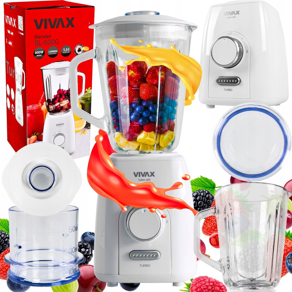 BLENDER KIELICHOWY LÓD+ MEGA MOC 600W PREMIUM XXXL 11744163624