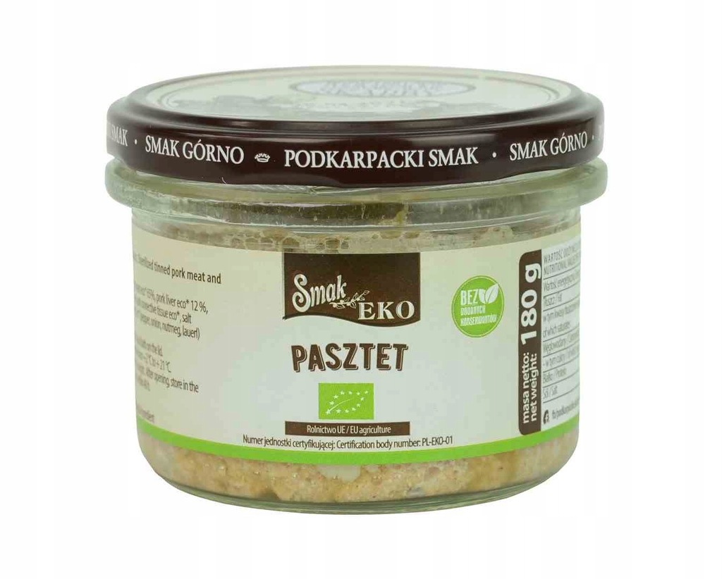 PASZTET WIEPRZOWY BIO 180 g - SMAK EKO _________