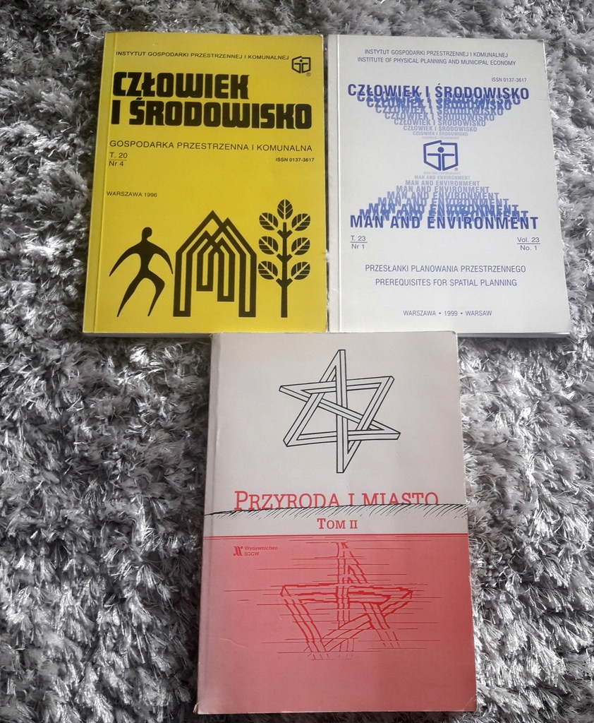 Przyroda i miasto tom II Jan Rylke + 2 ksiązki
