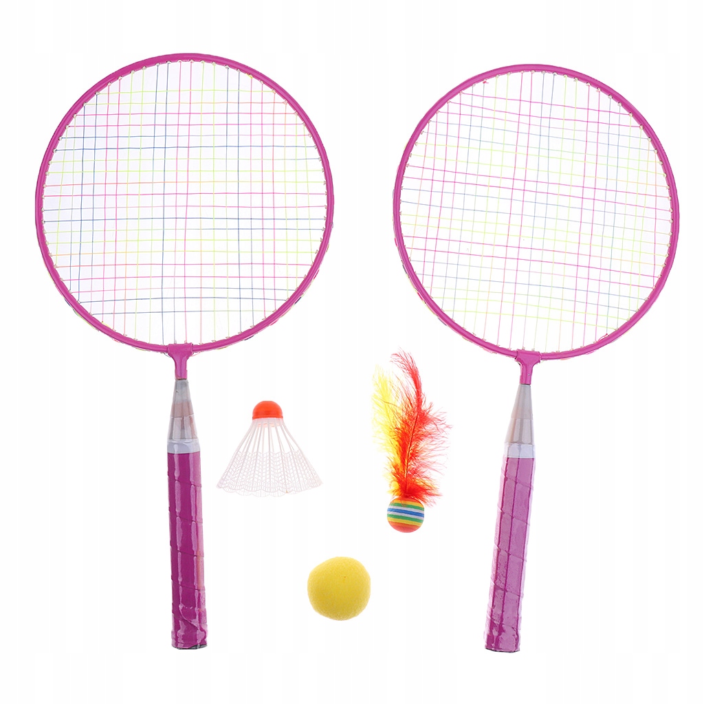 Mini rakiety do badmintona dla dzieci - Różowy