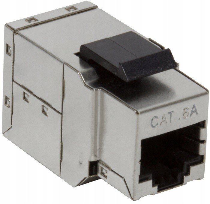 LOGILINK- Przejściówka Keystone 2 x RJ45 Cat.6 STP