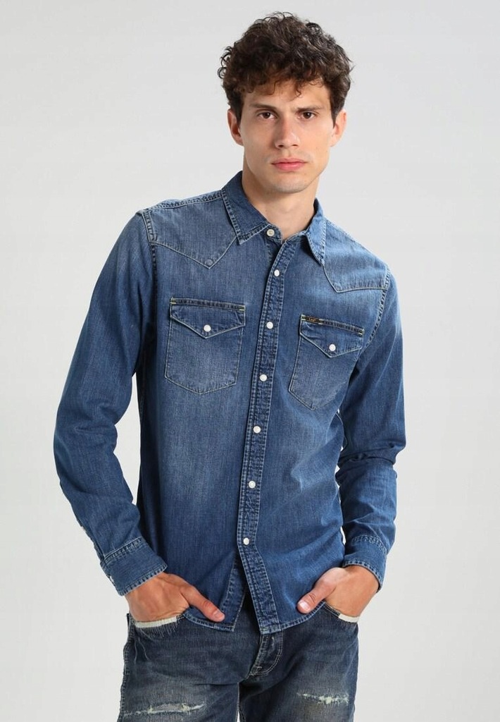 E0D205*LEE KOSZULA JEANSOWA SLIM FIT 14 42 I01