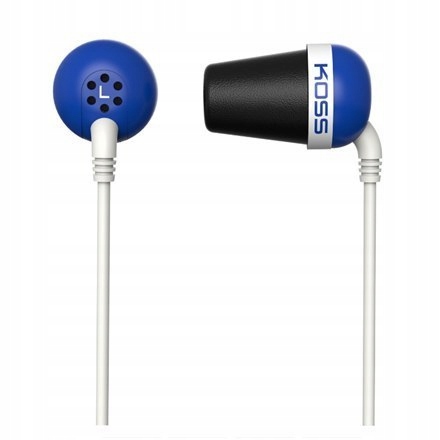 Słuchawki Koss Plug In-ear, 3.5 mm, Blue, Noice ca