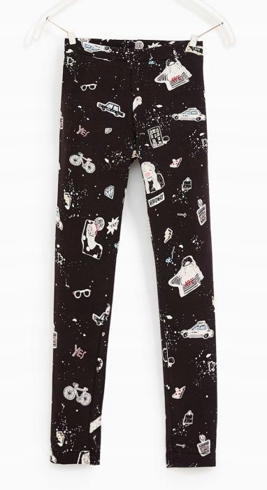 ZARA LEGGINSY OBRAZKI MODNE 9L IDEAL