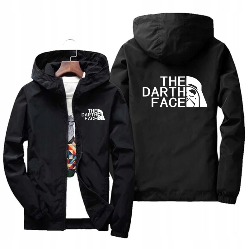 Men THE DARTH FACE Bomber Jacket Men's Windproof Z