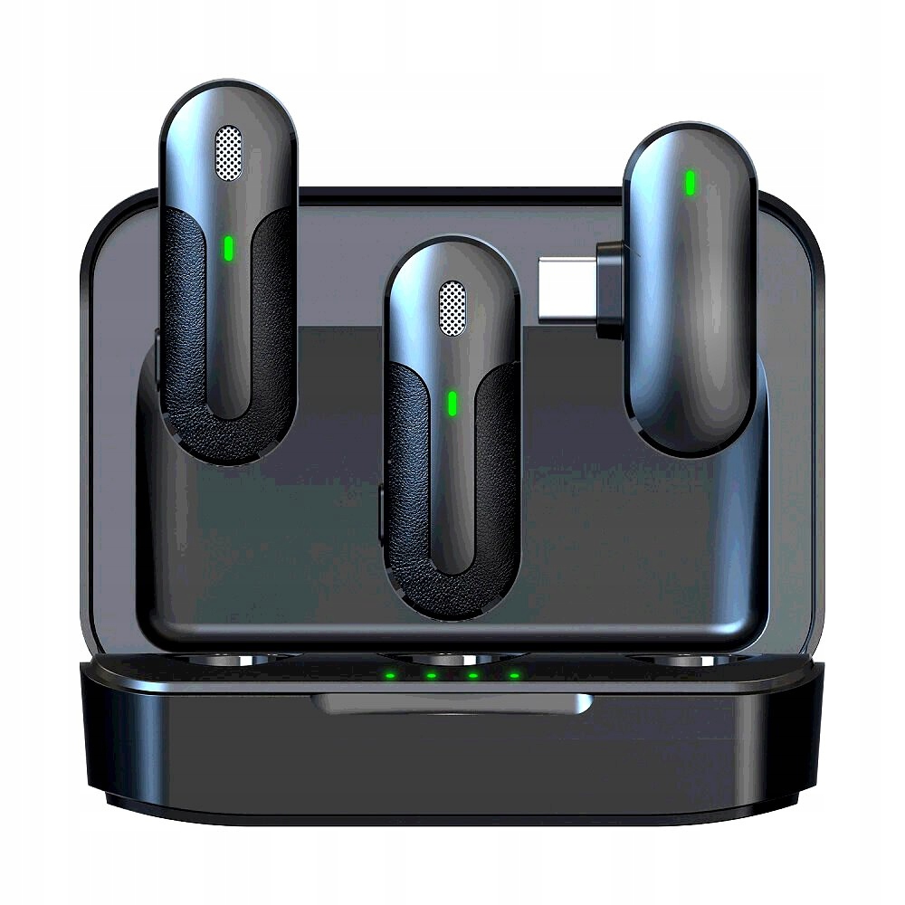 DEVIA MIKROFON DO TELEFONU KINTONE USB-C BEZPRZEWODOWY PODWÓJNY KRAWATOWY C