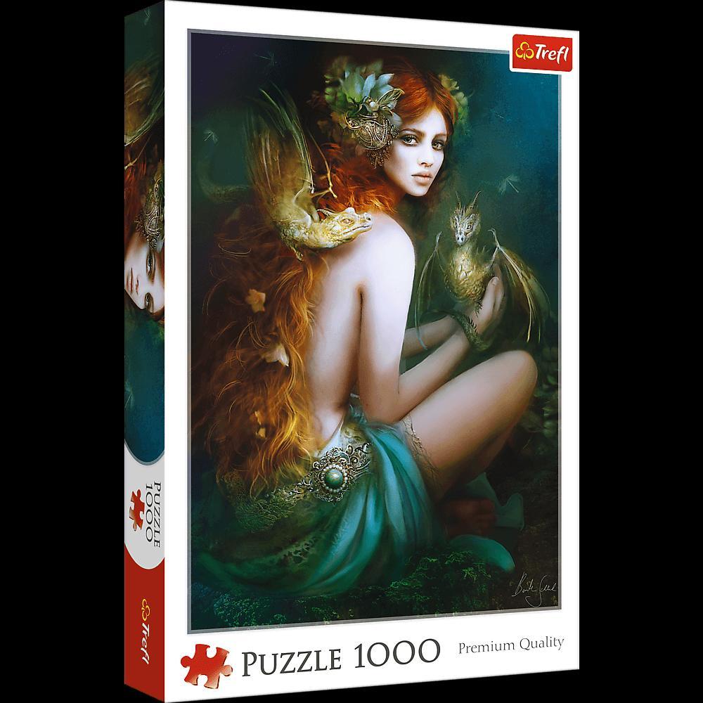 PUZZLE 1000 PRZYJACIÓŁKA SMOKÓW TREFL, TREFL