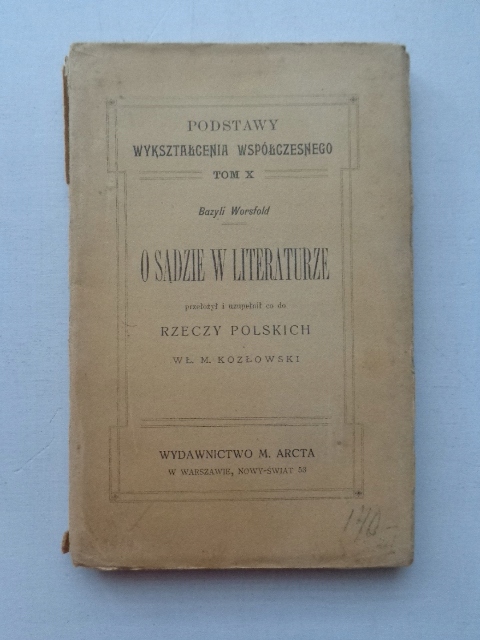 O SĄDZIE W LITERATURZE Bazyli Worsfold 1906