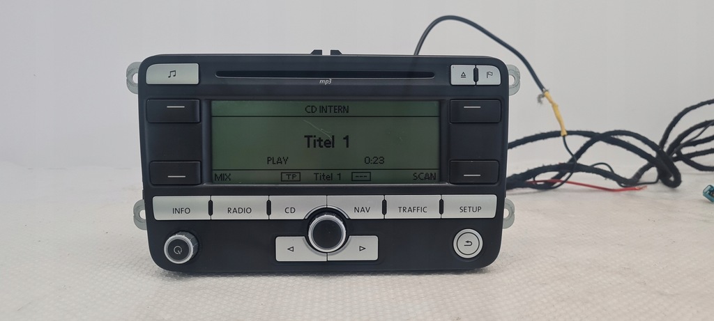 VW Passat B6 Golf V RNS300 Radio Cd Mp3 1K0035191D z kodem