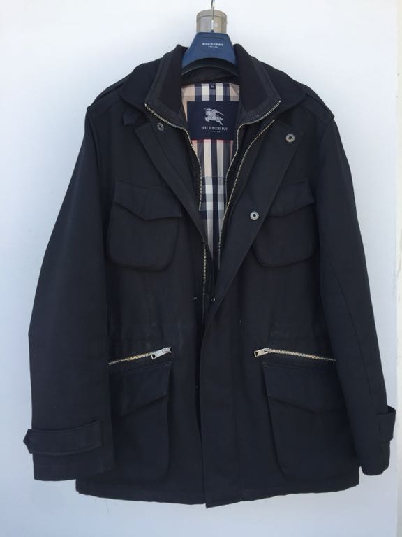 Kurtka męska Burberry czarna 56 XL