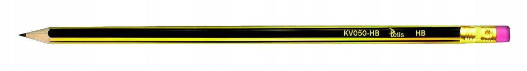 Ołówek Tetis z gumką HB 12 sztuk Tetis