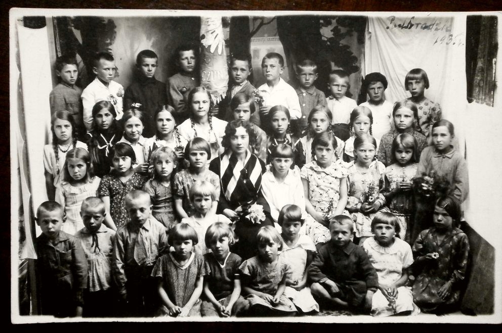 Podbrodzie pow. Święciany - szkolne 1935, kresy