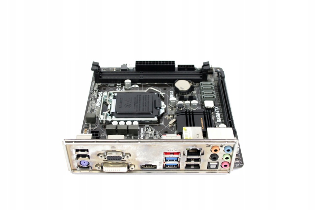 ASRock B85M-ITX LGA1150 DDR3 - 12579102451 - oficjalne archiwum Allegro