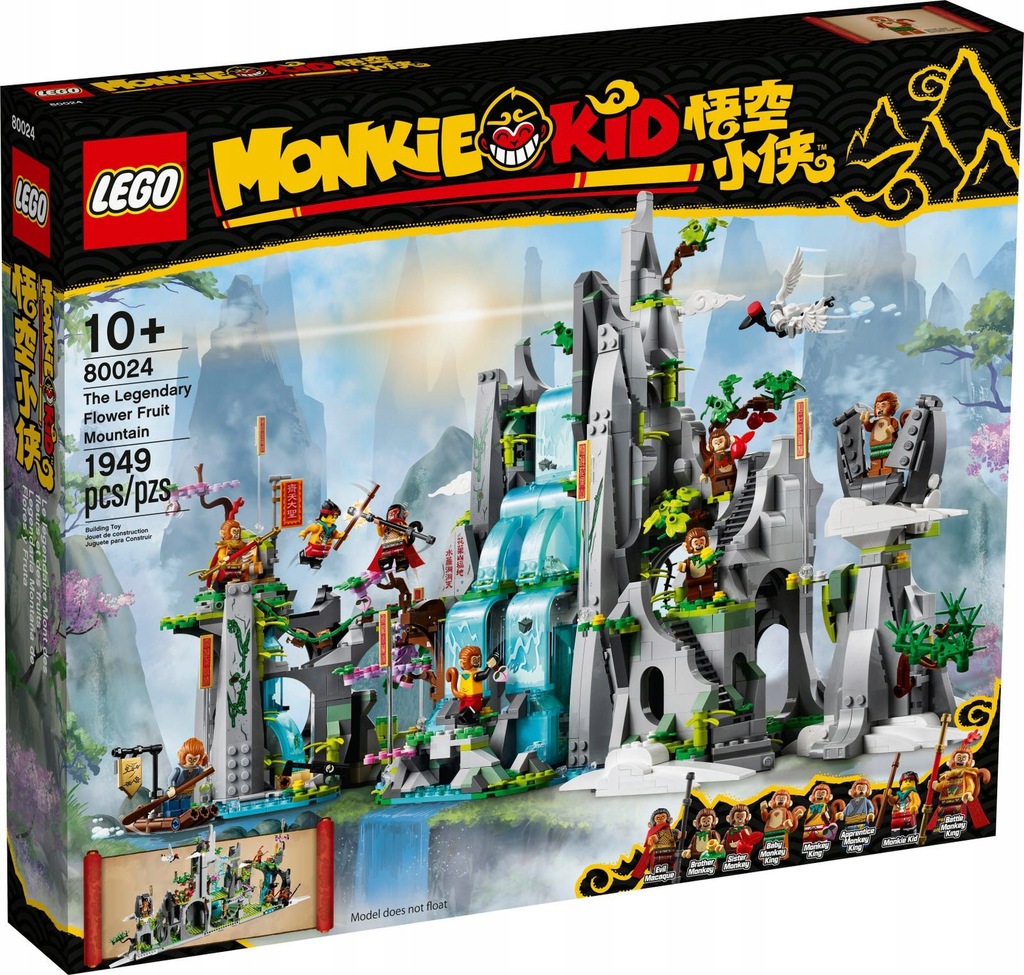 LEGO MONKIE KID 80024 Legendarna Góra Kwiatów Owoc