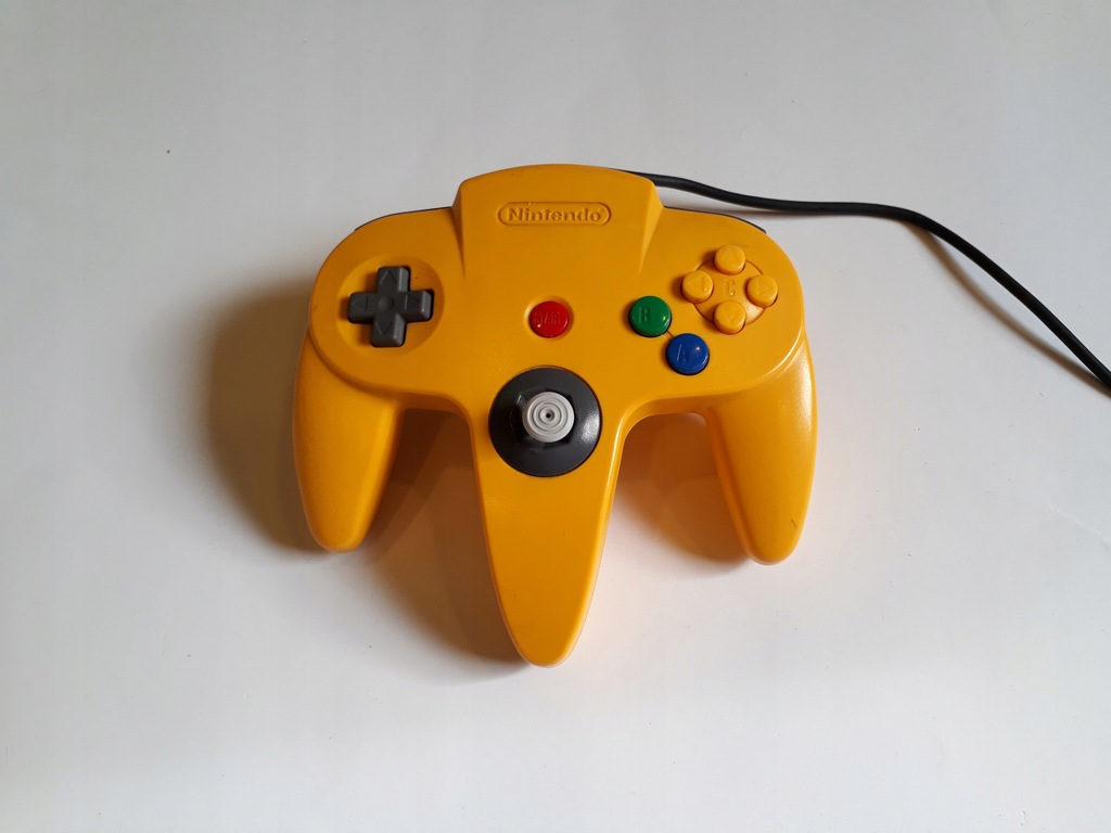 Kontroler Pad N64 oryginał żółty