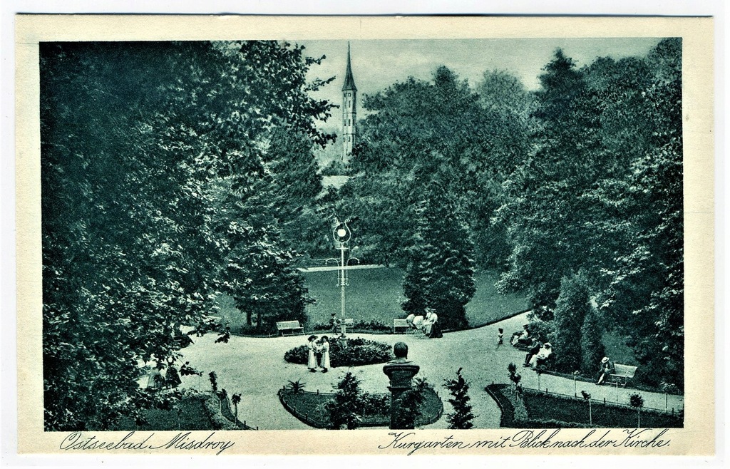 MIĘDZYZDROJE - PARK, 1925