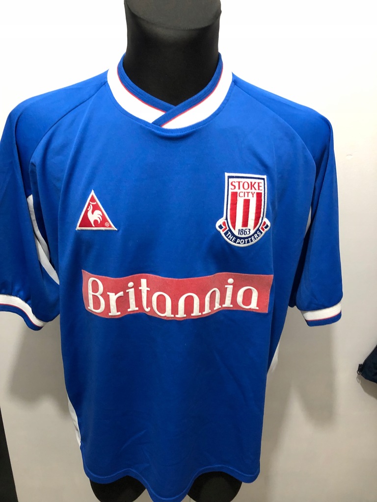 LE COQ STOKE CITY KLASYK KOSZULKA T-SHIRT MĘSKA XL