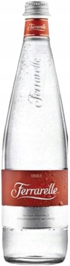 Woda włoska w szklanej butelce Ferrarelle Vetro 750ml ekskluzywna gazowana