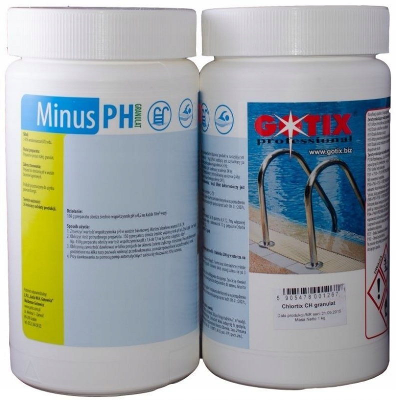 Minus PH Granulat do Basenu 1kg