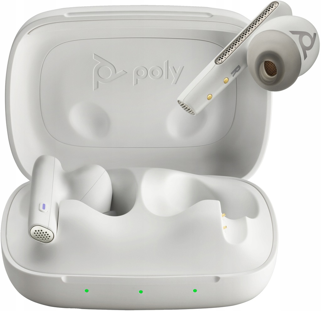 POLY Słuchawki douszne Voyager Free 60 UC M w kolorze białego piasku + adap
