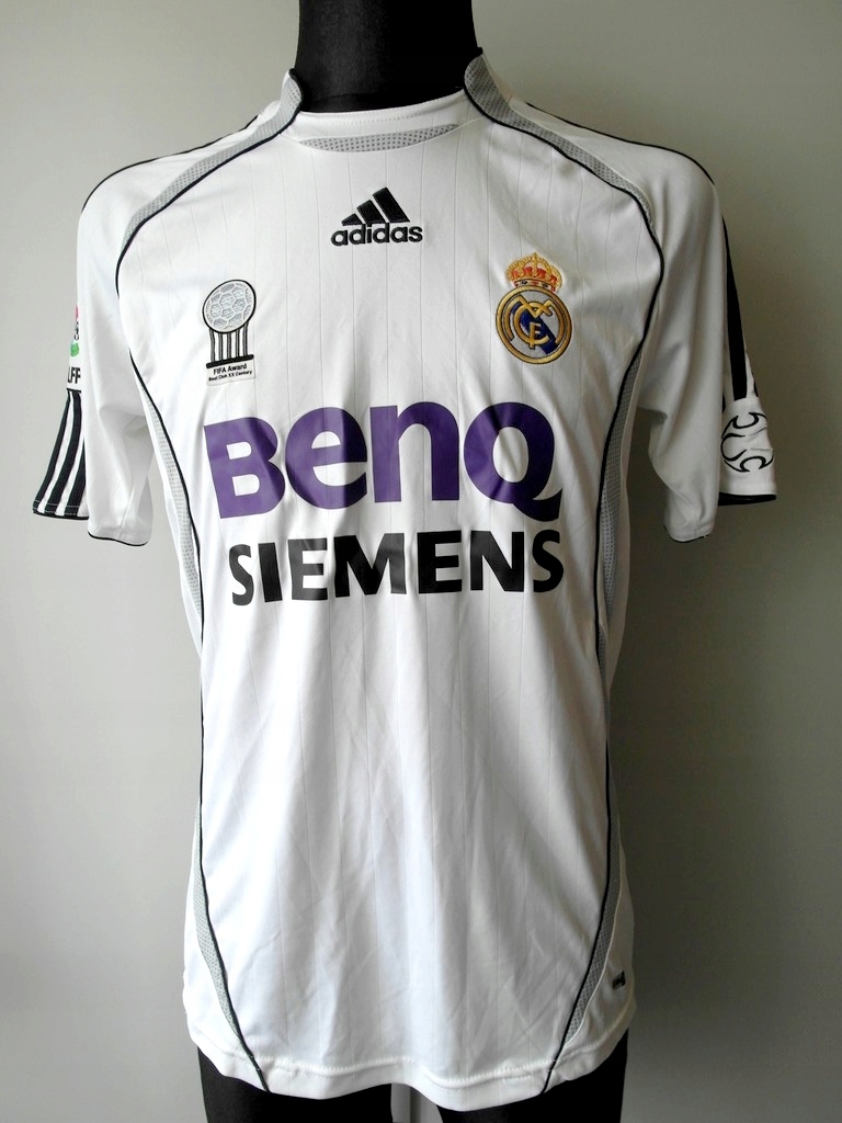 REAL MADRYT 2006/07 ADIDAS KOSZULKA PIŁKARSKA S