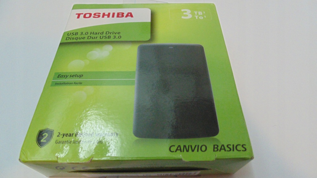 Dysk zewnętrzny Toshiba Canvio Basics 3TB W-wa