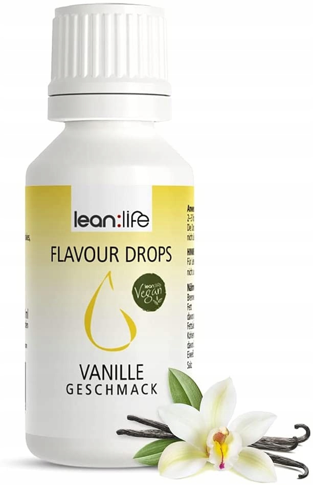 lean:life krople smakowe, aromat Vanilia