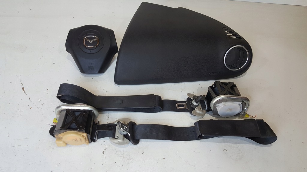 MAZDA RX8 AIRBAG PODUSZKA KIEROWCY PASAŻERA PASY 9179159831