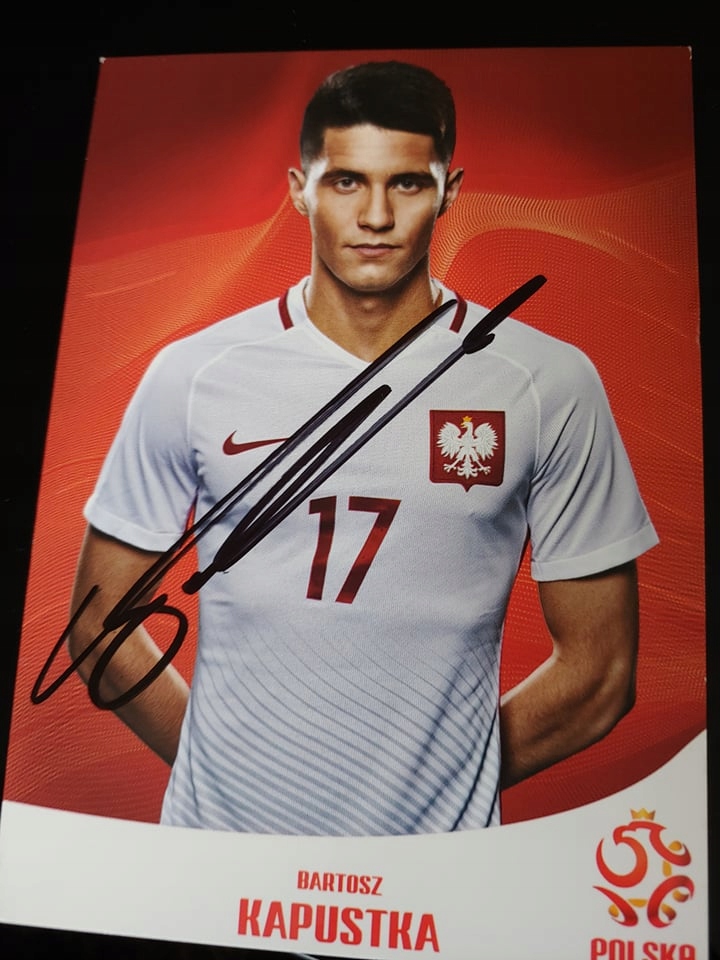 Autograf Oryginal Bartosz Kapustka 7829628434 Oficjalne Archiwum Allegro