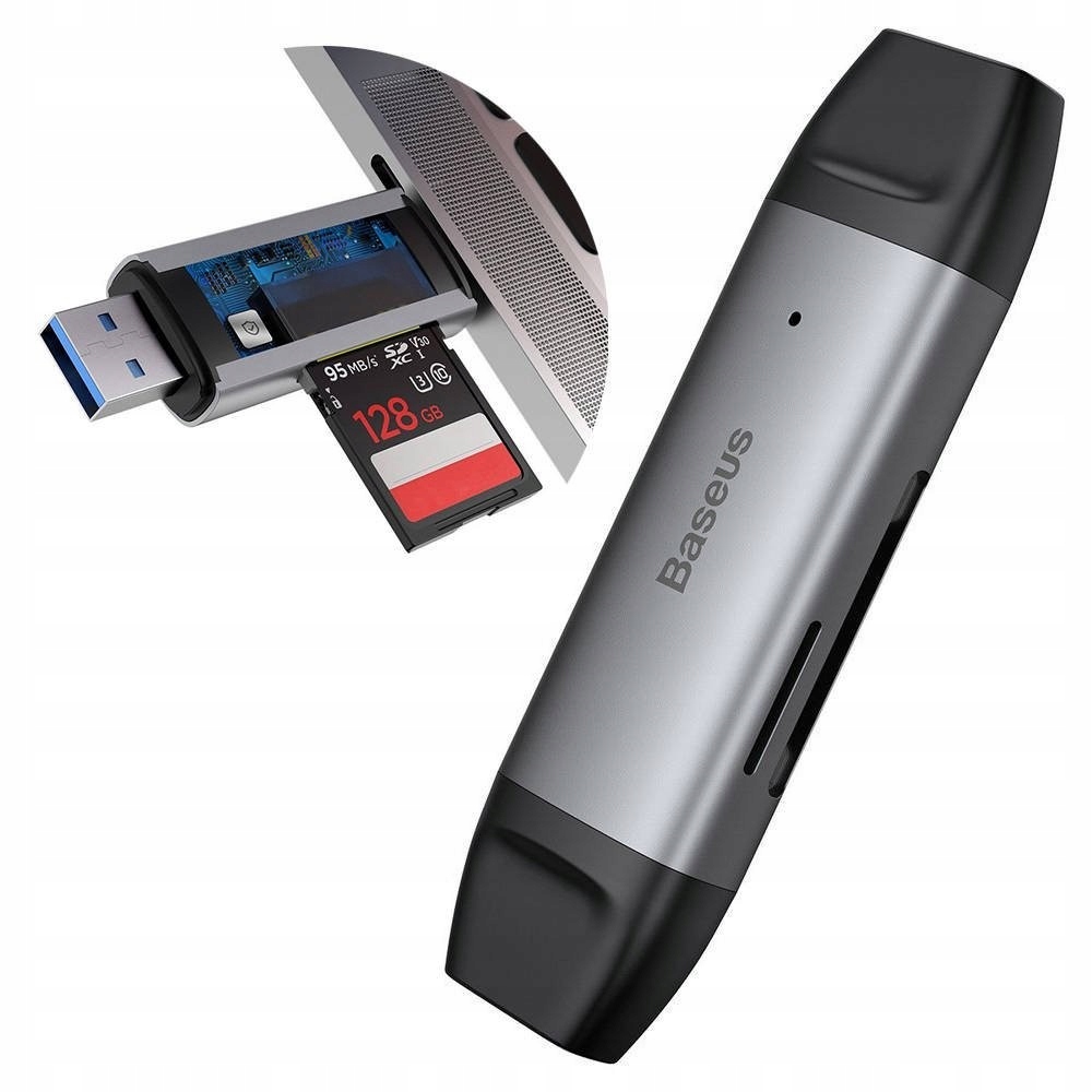 Купить КАРТРИДЕР BASEUS MICRO SD TF OTG USB-C USB 3.0: отзывы, фото, характеристики в интерне-магазине Aredi.ru