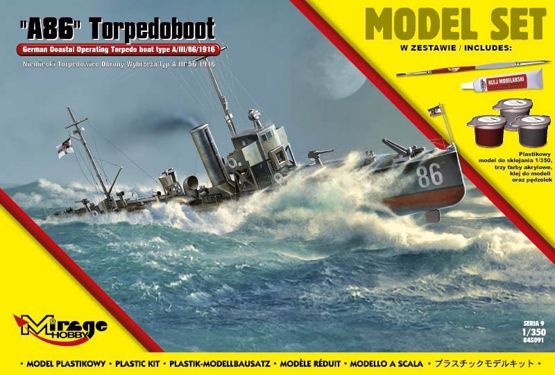 Model do sklejania Niemiecki Torpedowiec