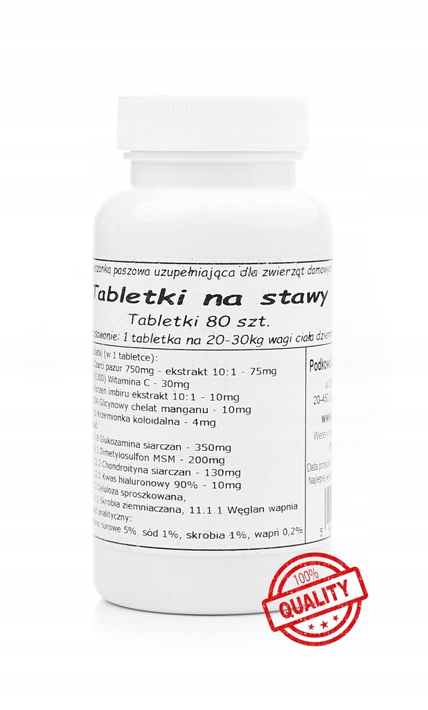 Tabletki na stawy a'1000mg tabletki 80 szt Podkowa