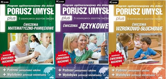 Porusz umysł PLUS matemat.+ językowe + wzrokowo