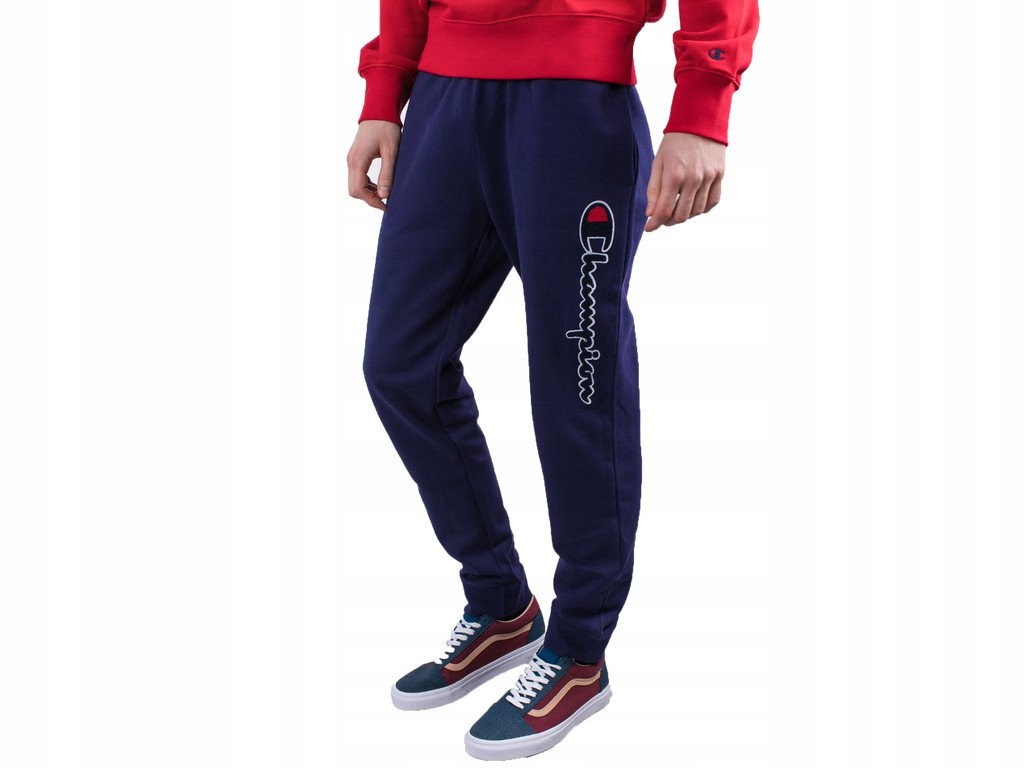 CHAMPION RIB CUFF PANTS BS536 E (M) Męskie Spodnie