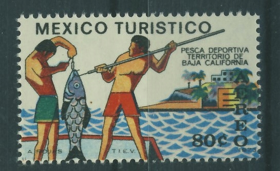 Mexico 80 cent. - Turistico Pesca Deportiva