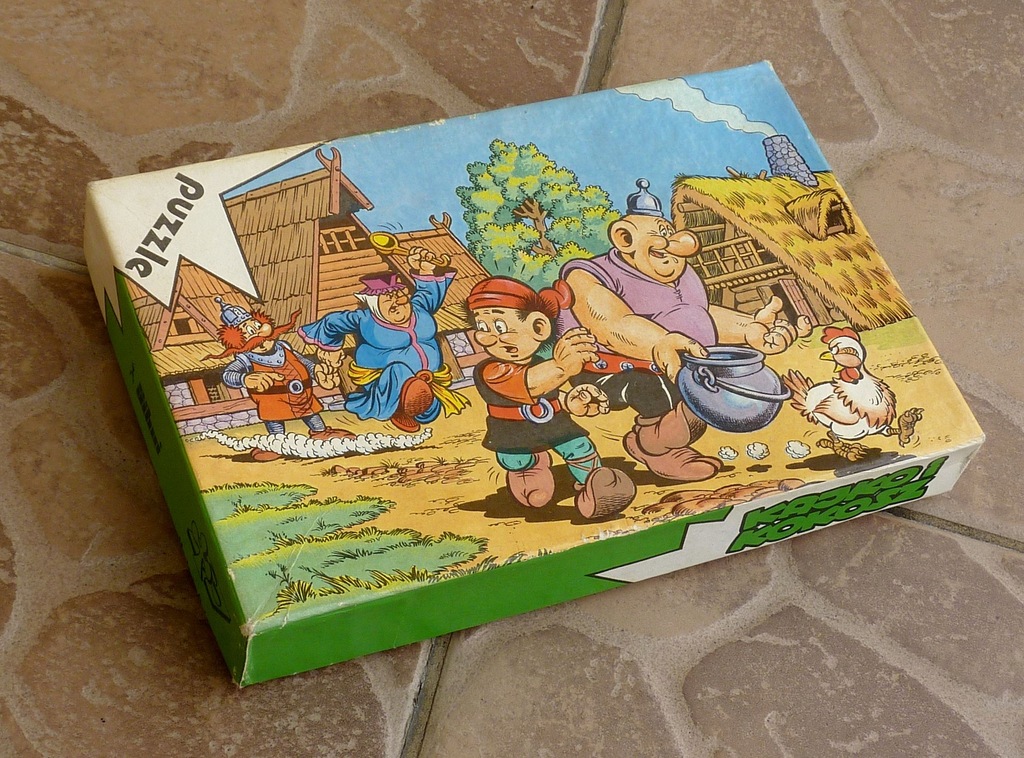 Kajko i Kokosz - puzzle - Trefl Gdynia - 80-te