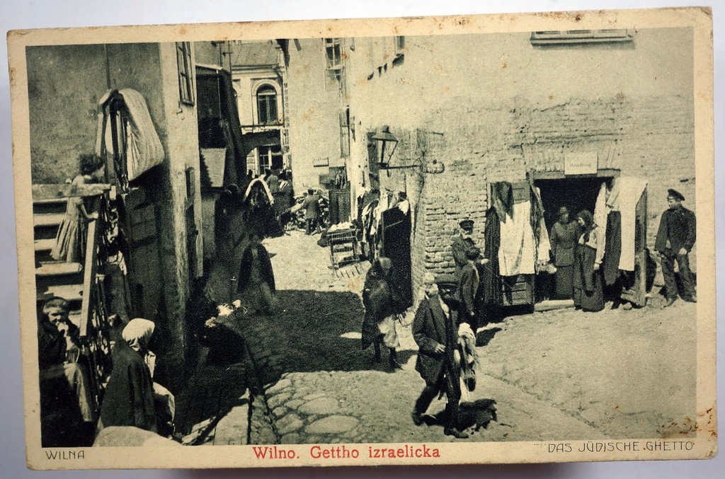 Pocztówka WILNO Gettho Izraelicka JUDAICA RRR