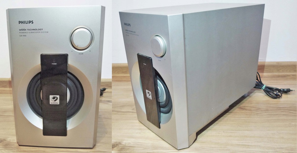 Philips woox technology hotsell powered subwoofer system