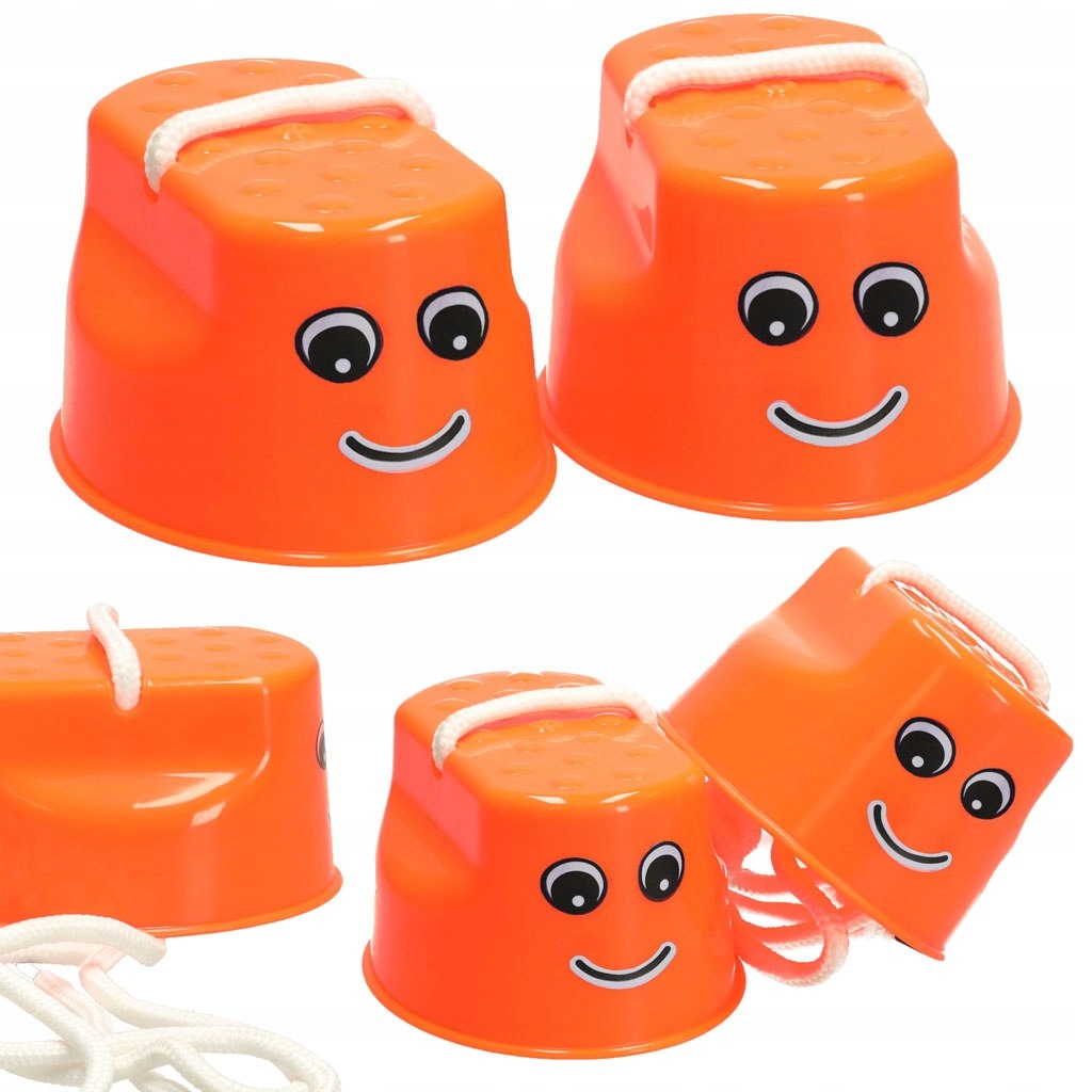 Szczudła dla dzieci do skakania kubełkowe chodaczki równowaga 2 sztuki poma