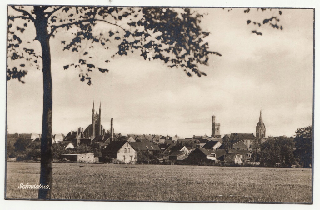 ŚWIEBODZIN Schwiebus ciekawa panorama foto