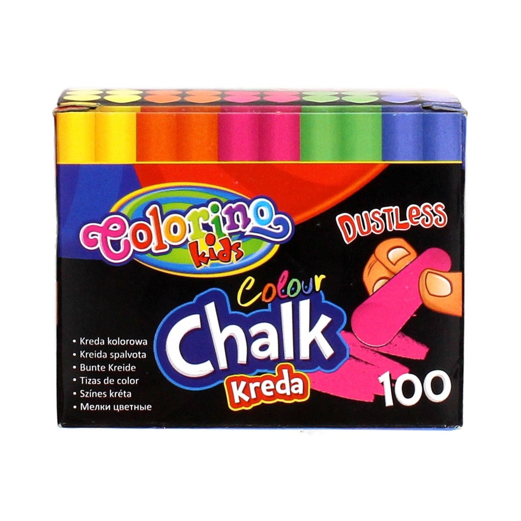 Kreda kolorowa dla dzieci Colorino 100szt.