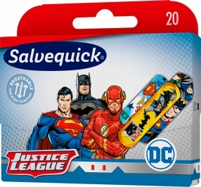 SALVEQUICK PLASTERKI DLA DZIECI JUSTICE LEAGUE 20S