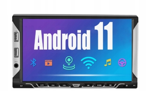 RADIO SAMOCHODOWE ANDROID CARPLAY ANDROID AUTO 7'' 2 DIN KAMERA COFANIA