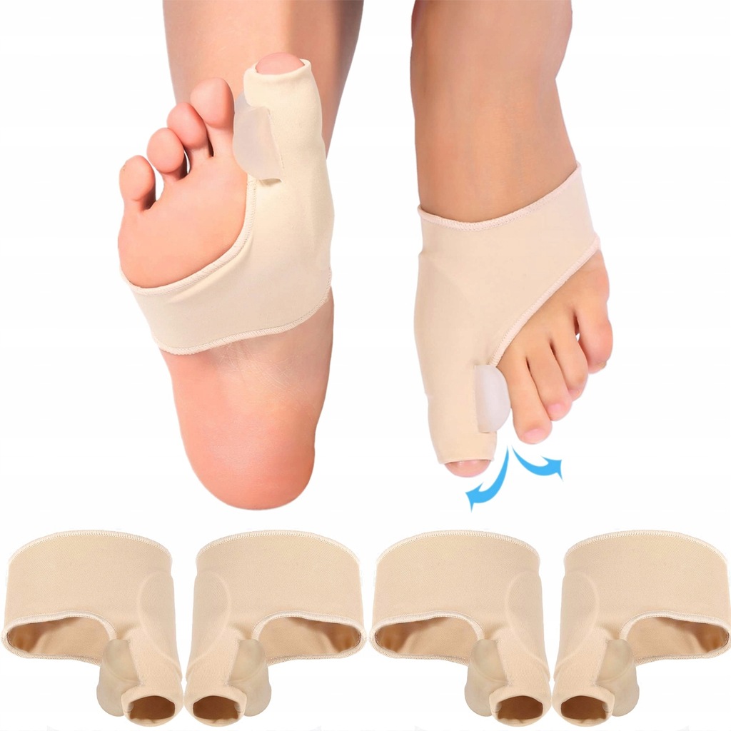 4X ORTOPEDYCZNY APARAT NA HALUKSY KOREKCYJNY SZYNA