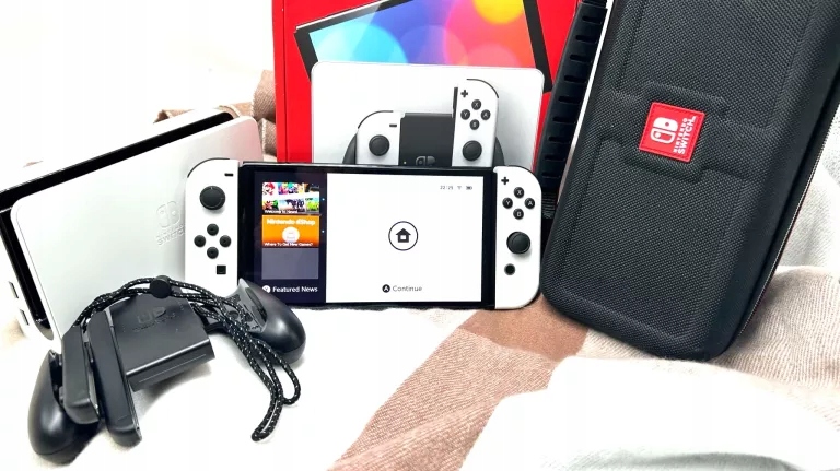 KONSOLA NINTENDO SWITCH OLED BIAŁA ZESTAW