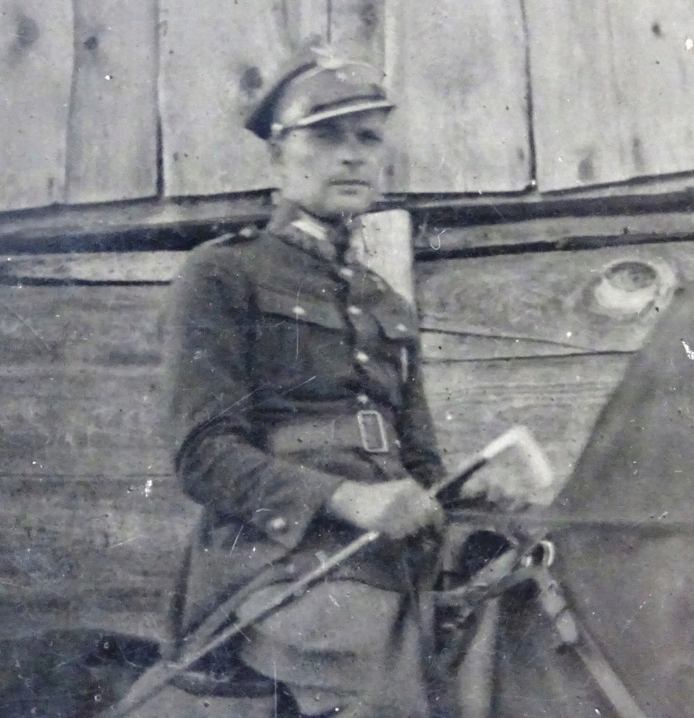 Ułan na koniu 17 Pułk Ułanów (?) 1923 r - oryginał