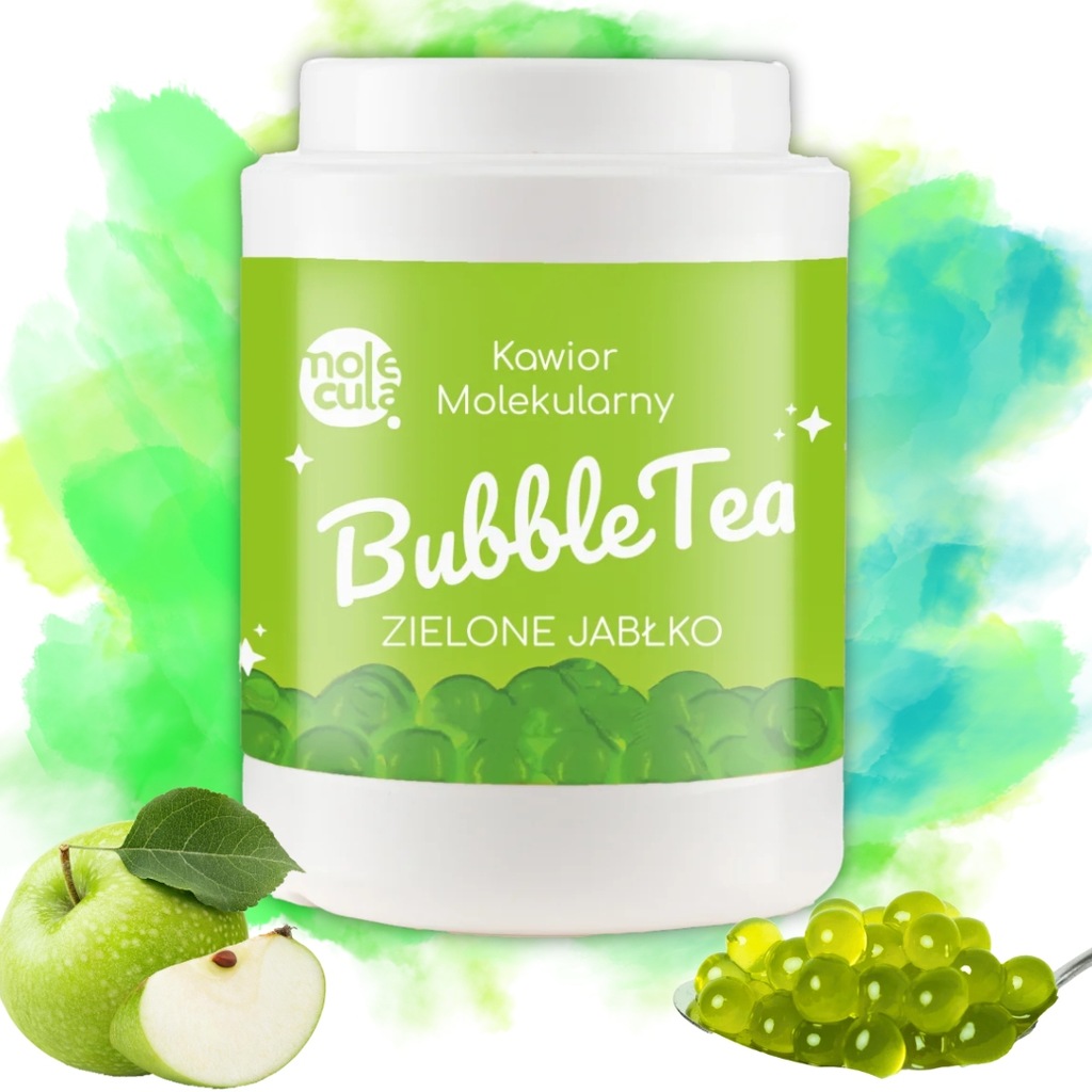 kulki do BUBBLE TEA kawior molekularny 2KG JABŁKO 14043884562