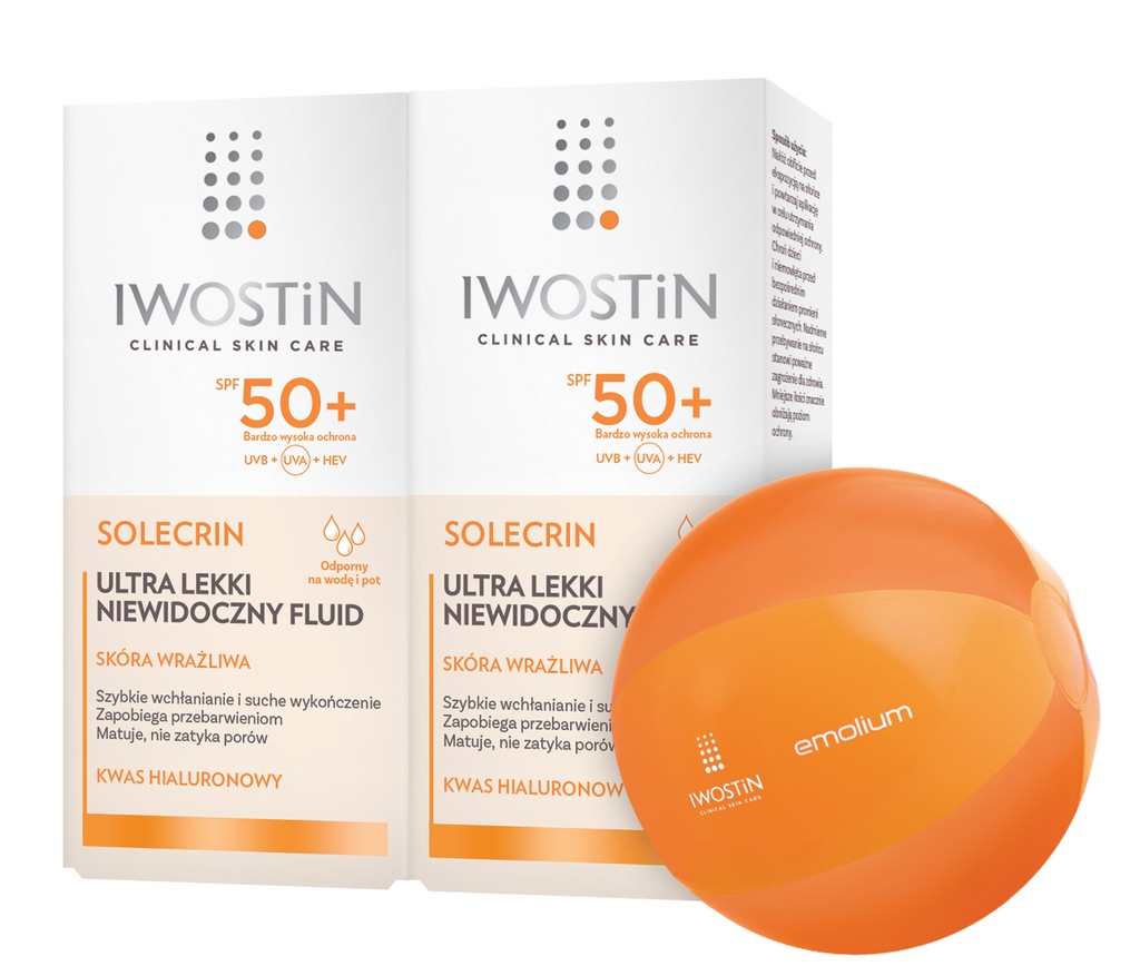 Iwostin Solecrin Lekki Fluid 40 ml SPF50+ GRATIS