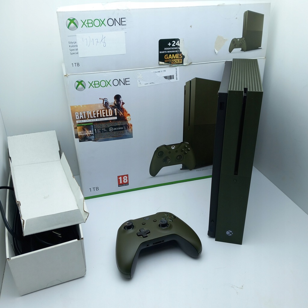 Konsola Xbox One S 1 TB zielony